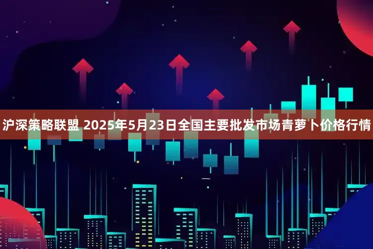 沪深策略联盟 2025年5月23日全国主要批发市场青萝卜价格行情